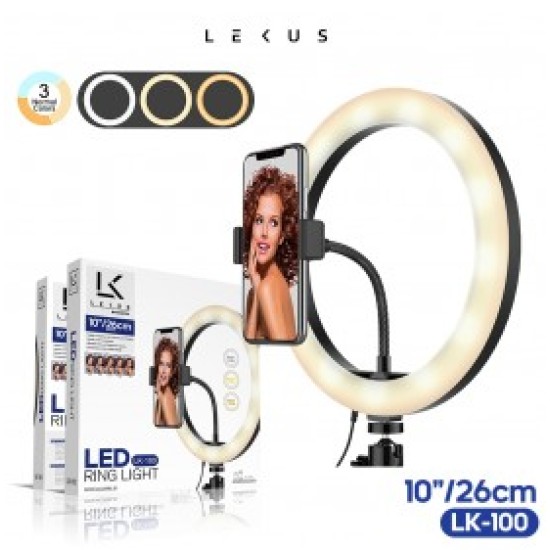 ACCETEL LEKUS LK-100 LUZ DE ANEL SELFIE 26CM - 10"